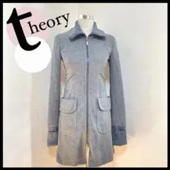 theory セオリー M ロングジャケット 冬服 アウター ポケット多数あり