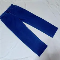 TR0010【ロイヤルカーキ】デニムパンツ【F】ジーパン ストレート ブルー