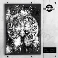 CHROME HEARTS type☆オマージュアートインテリアポスター＃333