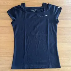 new balance ブラック Tシャツ M