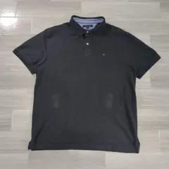 トミーヒルフィガー ポロシャツ グレー XXL