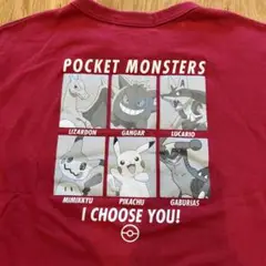 ポケットモンスター Tシャツ 赤