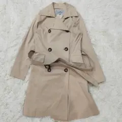 Viaggio Blu ベージュ ダブルブレストトレンチコート