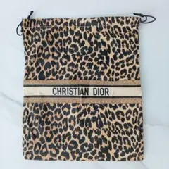 Dior　ポーチ　巾着　レオパード　ノベルティ　非売品　豹