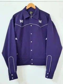cowboy jacket L ブラック　パープル 新品　黒　紫 5-1 cowboy jacket L ブラックパープル 新品黒紫 5-1