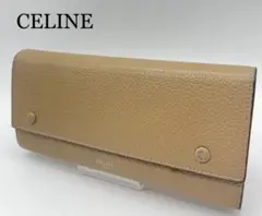 CELINE セリーヌ ブランド ベージュ ラウンドファスナー メンズレディース