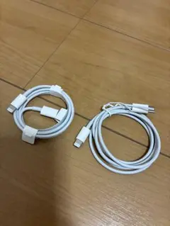 Apple純正 USB-C to Lightning 充電ケーブル 2本セット