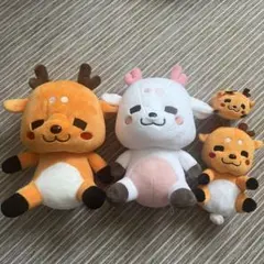 奈良限定 しかまろくんしろ ぬいぐるみ 3体セット