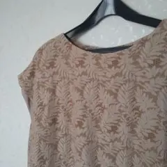 7-ID concept.　総レース　フレンチスリーブ　ワンピース