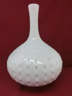 【マイセン】白磁一輪挿し花瓶
