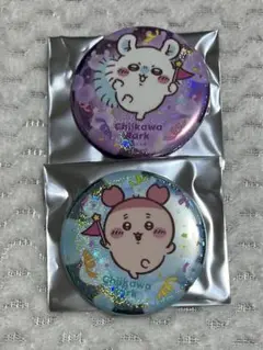 ちいかわパーク　缶バッジ　モモンガ　カニちゃん　古本屋