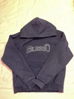 BlessUブレスユーパーカー BlessUネイビーパーカー 美品 BU0097