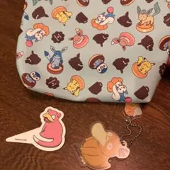 コメダ ポケモン コダック アクリルチャーム ヤドン ピック　ミスド　ポーチ