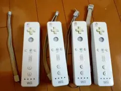 任天堂 Wiiリモコン シロ ストラップ付 4セット