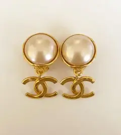 CHANEL シャネル ヴィンテージ イヤリング 95P