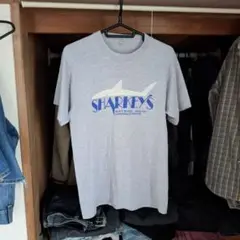 80s usa製 vintage シングルステッチ グレー 短丈 tシャツ
