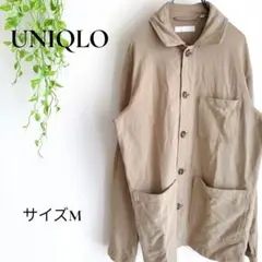 b2194　ユニクロ　UNIQLO　M　ボタン付きジャケット　メンズ　カジュアル