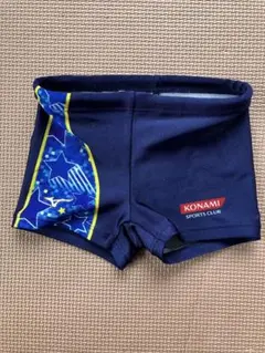 KONAMI 星柄 ネイビー 水着ショートパンツ