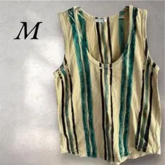 Mサイズ オーガニックコットン ノースリーブトップス