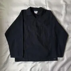 80s 90s フランス Le Glazik ブラック フィッシャーマンスモック