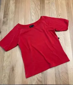 agnis b. 赤 Tシャツ サイズ2