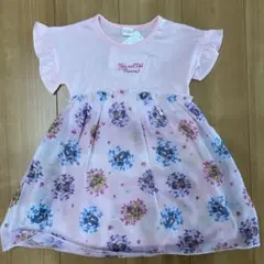 ＊新品未使用＊　きみとアイドルプリキュア　フリル袖 花柄 ワンピース 110