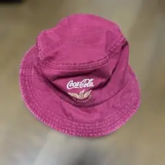 Coca-Cola バケットハット バーガンディ