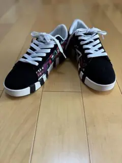 SHEIN シーイン スニーカー カジュアルシューズ 黒 カラフル 24㎝