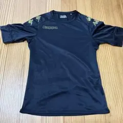 Kappa ブラックシャツ Mサイズ　ポリエステル100%
