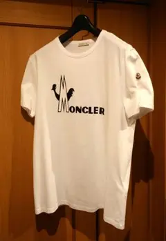 【美品】MONCLER ホワイト Tシャツ 半袖