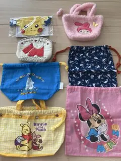巾着袋　お弁当箱袋　ポーチ