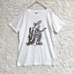 【BOHEMIANS】プリントTシャツ (XS) 半袖 スカル 古着 メンズ