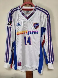 レアFC東京 1999/2000adidas サッカーシャツ 14佐藤由希彦