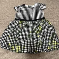 COMME CA FOSSETTE ワンピース　チェック　100