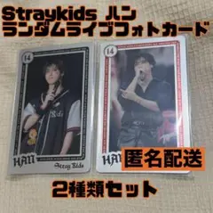 Straykids ハンジソン ランダムライブフォトカード 2種類セット トレカ