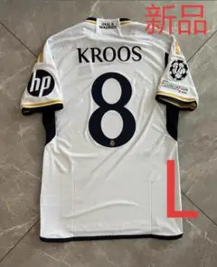 高品質23-24 レアル・マドリード 背番号8 KROOS サイズ：L