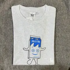 GU blur ミルクパック Tシャツ L 新品 Coffee And TV