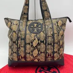 ✨希少美品✨トリーバーチ パイソン 蛇 ヘビ トートバッグ A4可 大容量