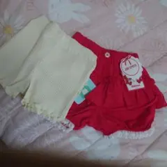 Hibiscus フリル付きパンツ 　デイリーパンツ　レギンス一分丈