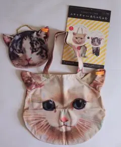 ムチャチャ←→あちゃちゅむ　白ねこトート＆黒ねこミニバッグ