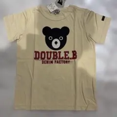 DOUBLE.B クマプリント Tシャツ 130サイズ