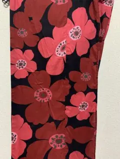 黒地×お花柄の浴衣