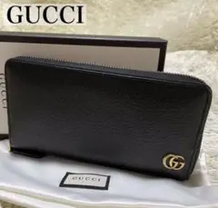 正規品 美品 グッチ財布 グッチ長財布 グッチggマーモント グッチレザー