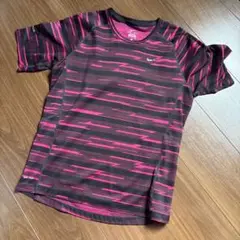 Nike ランニングTシャツDRI-FIT 半袖Tシャツ ブラック/ピンク