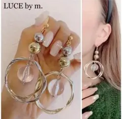 710 MIXカラー クリア ボール フープ シルバー ゴールド お洒落