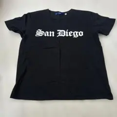 San Diego プリント Tシャツ Mサイズ 黒