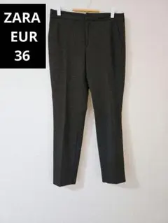 ZARA ポルカドット スラックス ブラック