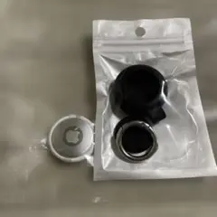 アップル　エアタグ　カバー付き　ブラック