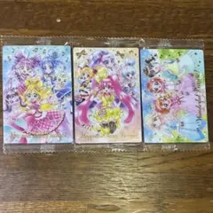 プリキュア ウエハース 第11弾　集合3枚セット（キミプリ、ハピチャ、わんぷり）