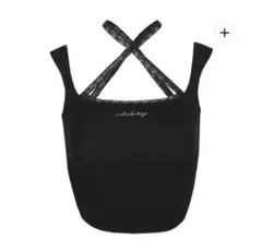 andwang Cross lace tanktop
